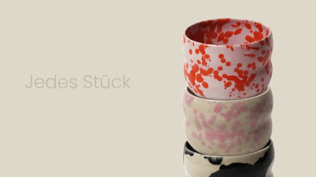 A few seconds of a Teasr video made from the website of toni keramik, a small ceramics studio